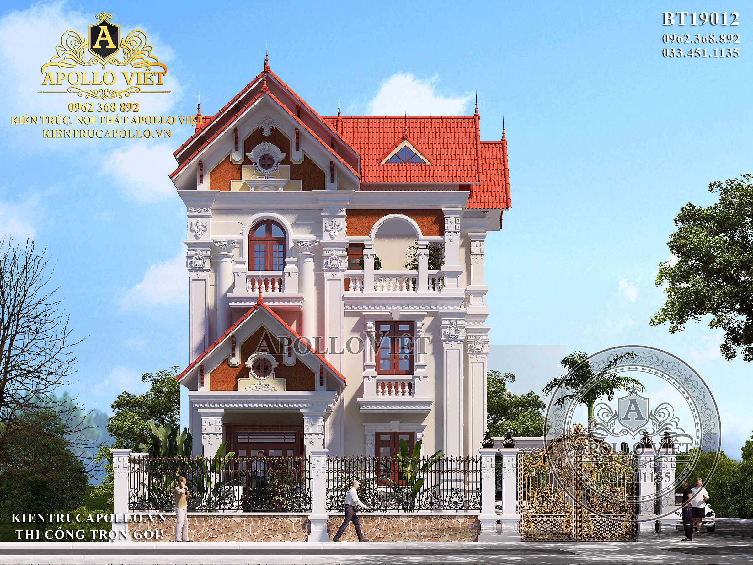 Mẫu thiết kế biệt thự mái Thái đẹp 2020  Kiến Trúc CB