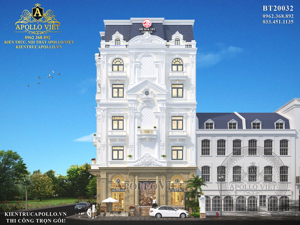 Biệt thự 5 tầng cổ điển đẹp hút mắt tại quận Tân Phú  Home designs  exterior Biệt thự Thiết kế