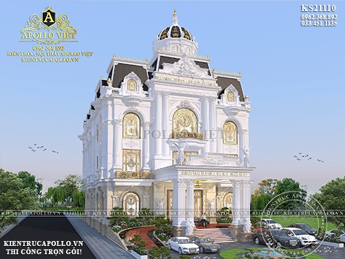 Thiết kế Nhà hàng tiệc cưới kết hợp ở hoành tráng ở Hải Phòng KS21110