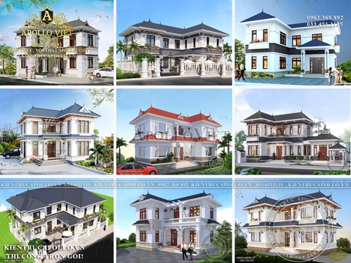 Top 7 mẫu Nhà mái Thái 2 tầng chữ L chuẩn phong thủy