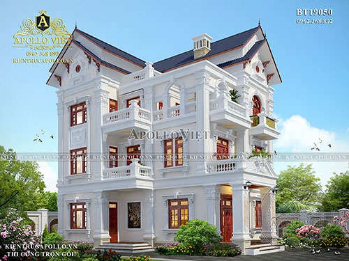 Khám phá nét đặc trưng của các mẫu nhà mái Thái 3 tầng