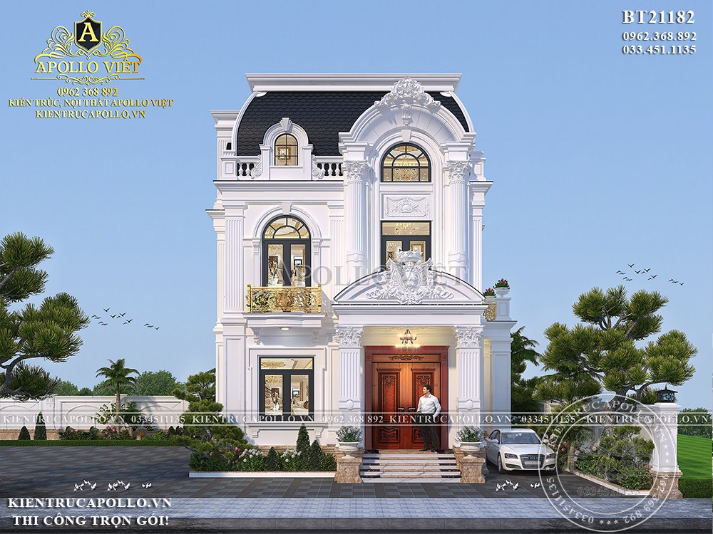 100+ mẫu thiết kế nhà đẹp 2 tầng tân cổ điển cho ngôi nhà hoàn hảo của bạn